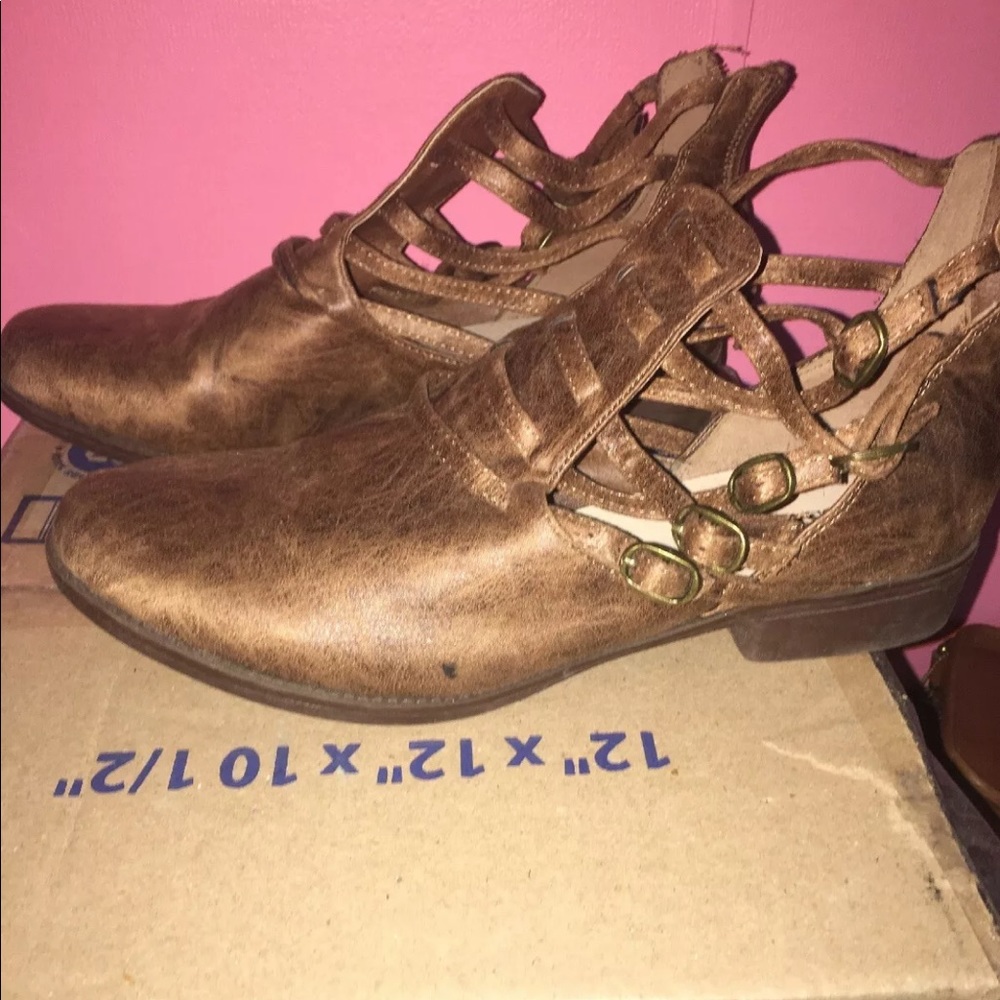 Brown booties! Size 11!!